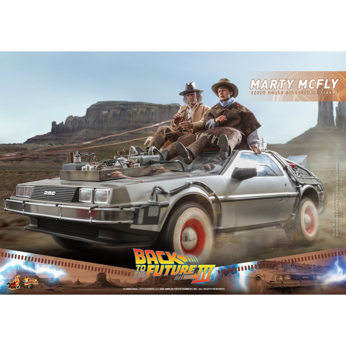 Hot Toys Back to the Future 3 - Marty McFly Movie masterpiece 1/6