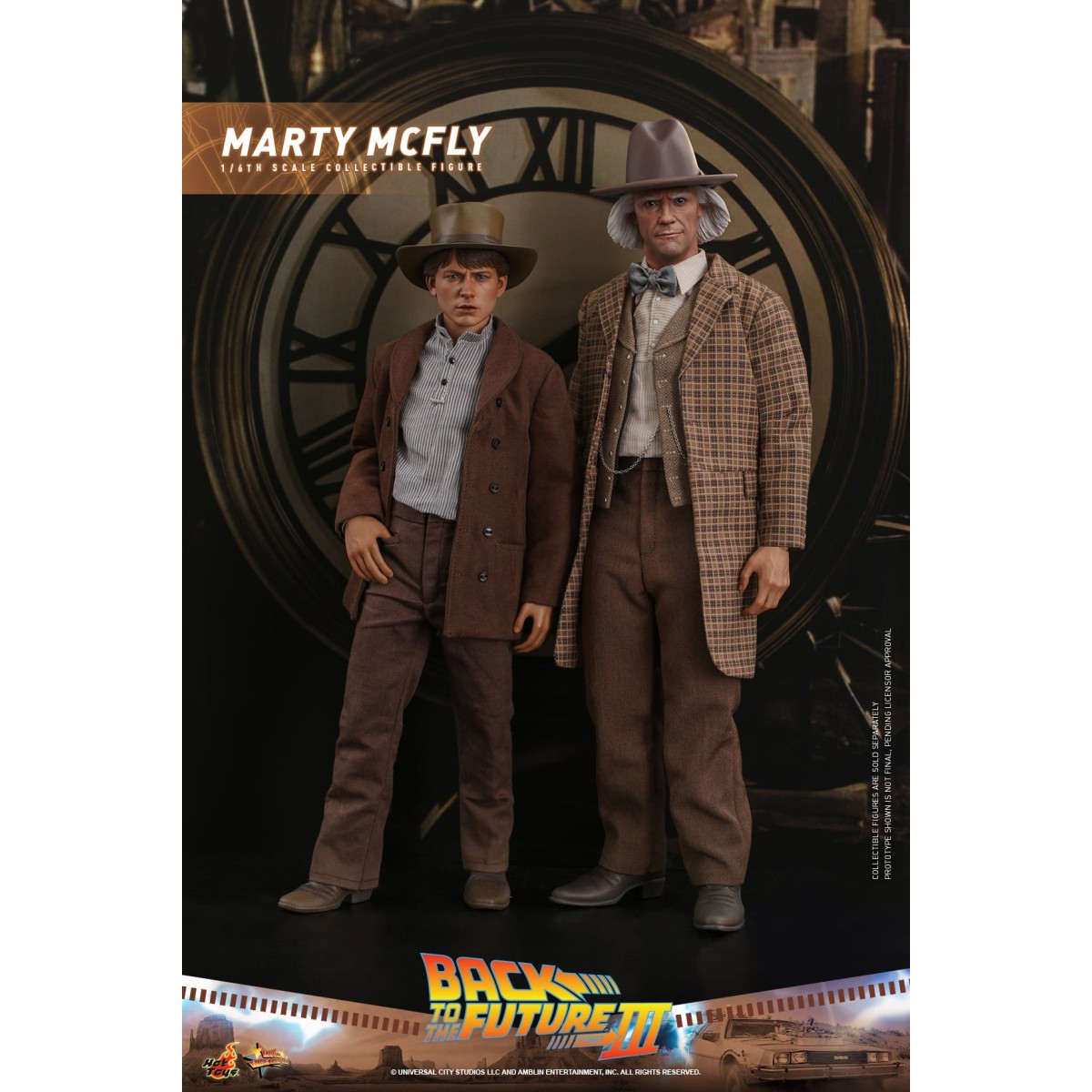 Hot Toys Back to the Future 3 - Marty McFly Movie masterpiece 1/6