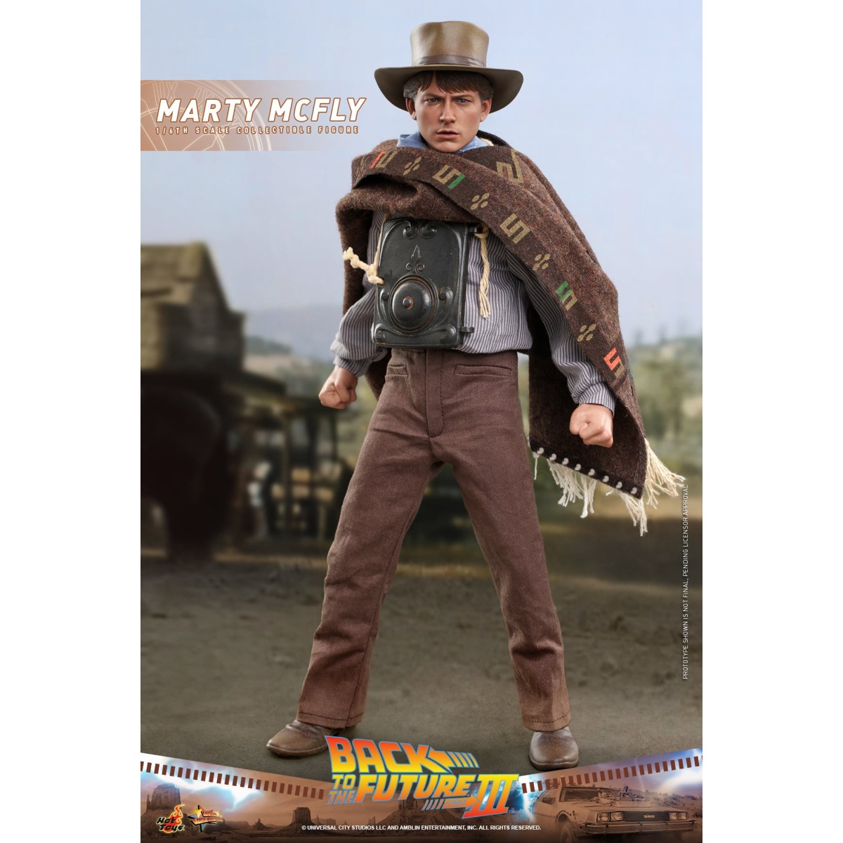 Hot Toys Back to the Future 3 - Marty McFly Movie masterpiece 1/6