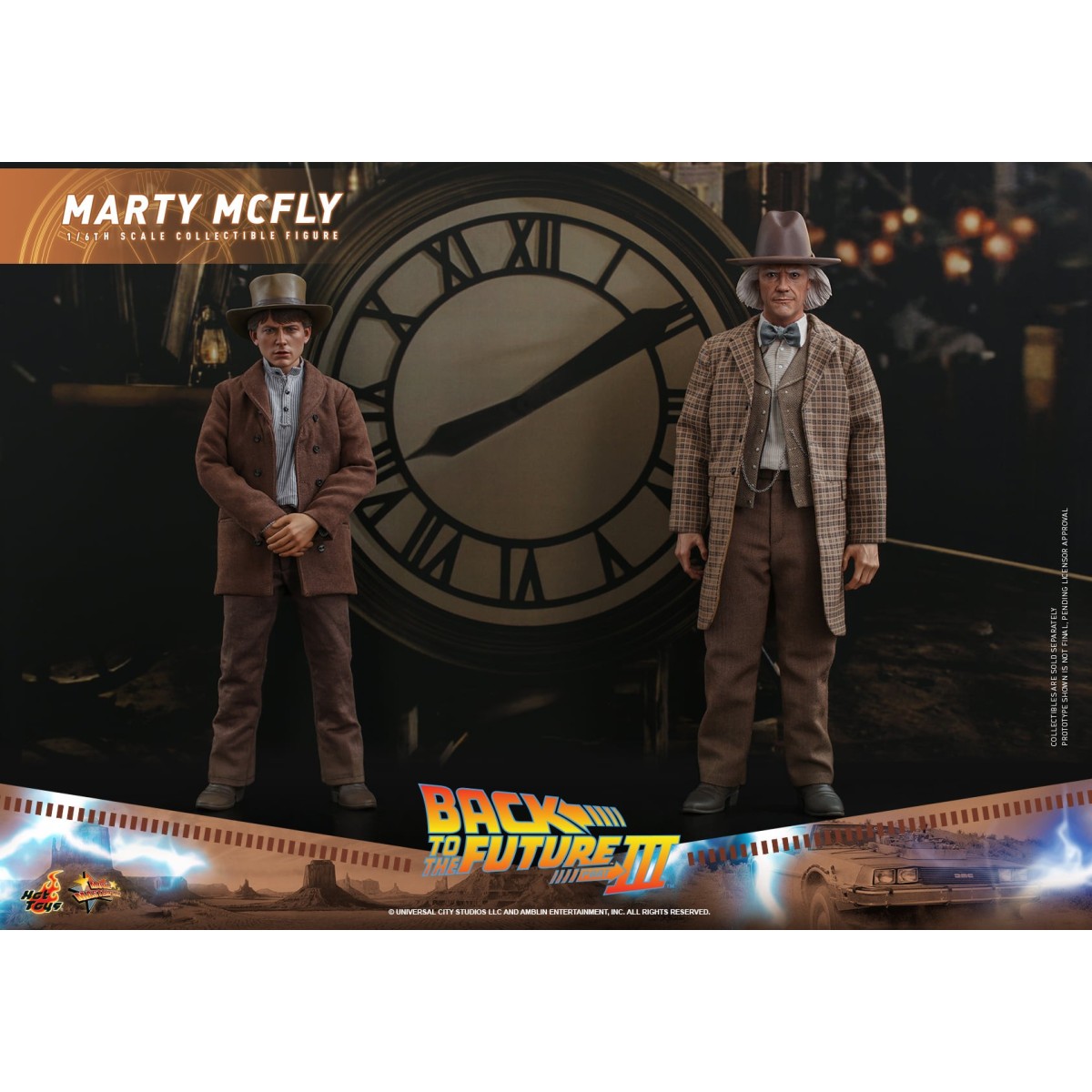 Hot Toys Back to the Future 3 - Marty McFly Movie masterpiece 1/6