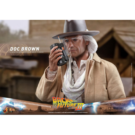 Hot Toys Back to the Future 3 - Doc Brown Movie masterpiece 1/6