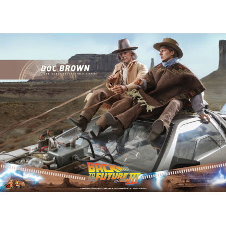Hot Toys Back to the Future 3 - Doc Brown Movie masterpiece 1/6