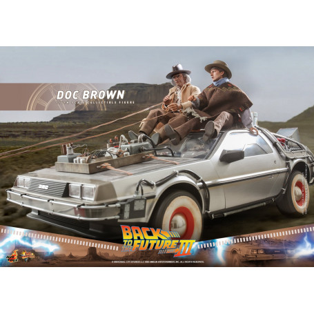 Hot Toys Back to the Future 3 - Doc Brown Movie masterpiece 1/6