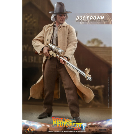Hot Toys Back to the Future 3 - Doc Brown Movie masterpiece 1/6