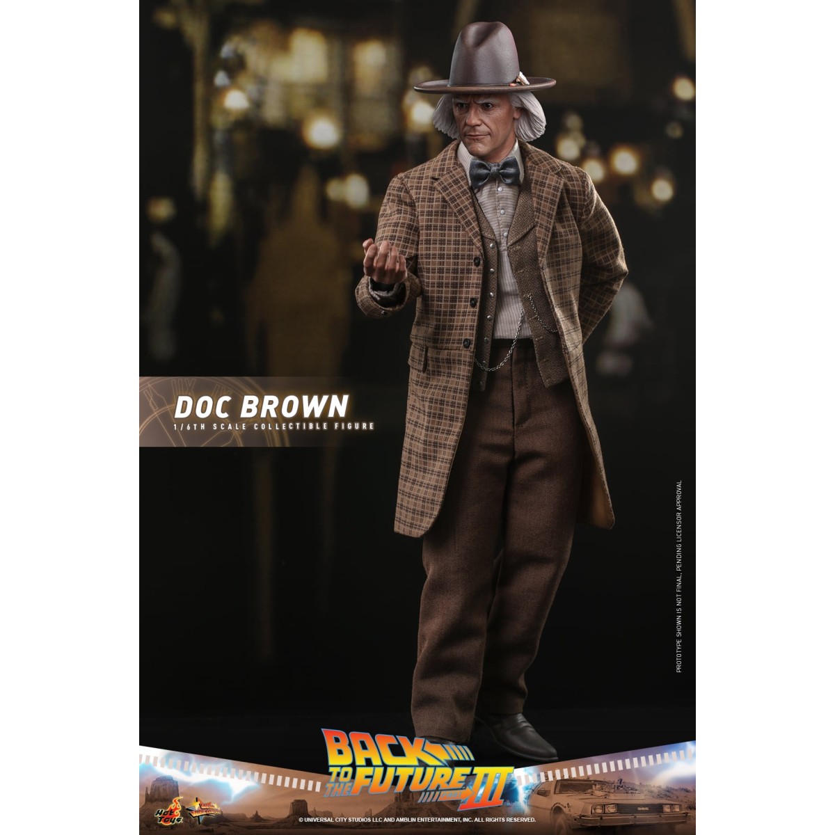 Hot Toys Back to the Future 3 - Doc Brown Movie masterpiece 1/6