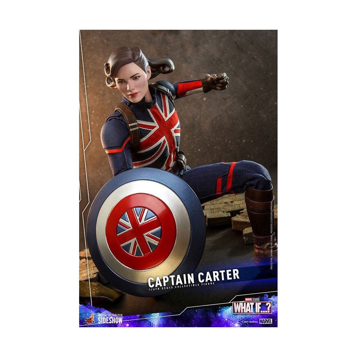 Hot Toys Movie Masterpiece - What If...?  Captain Carter Figurine 1/6