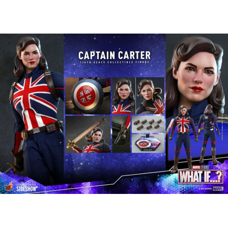 Hot Toys Movie Masterpiece - What If...?  Captain Carter Figurine 1/6