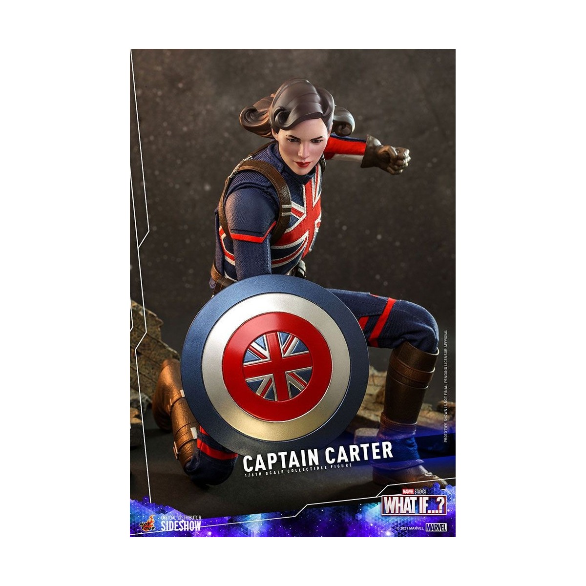 Hot Toys Movie Masterpiece - What If...?  Captain Carter Figurine 1/6