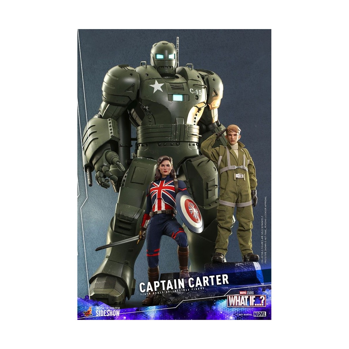 Hot Toys Movie Masterpiece - What If...?  Captain Carter Figurine 1/6