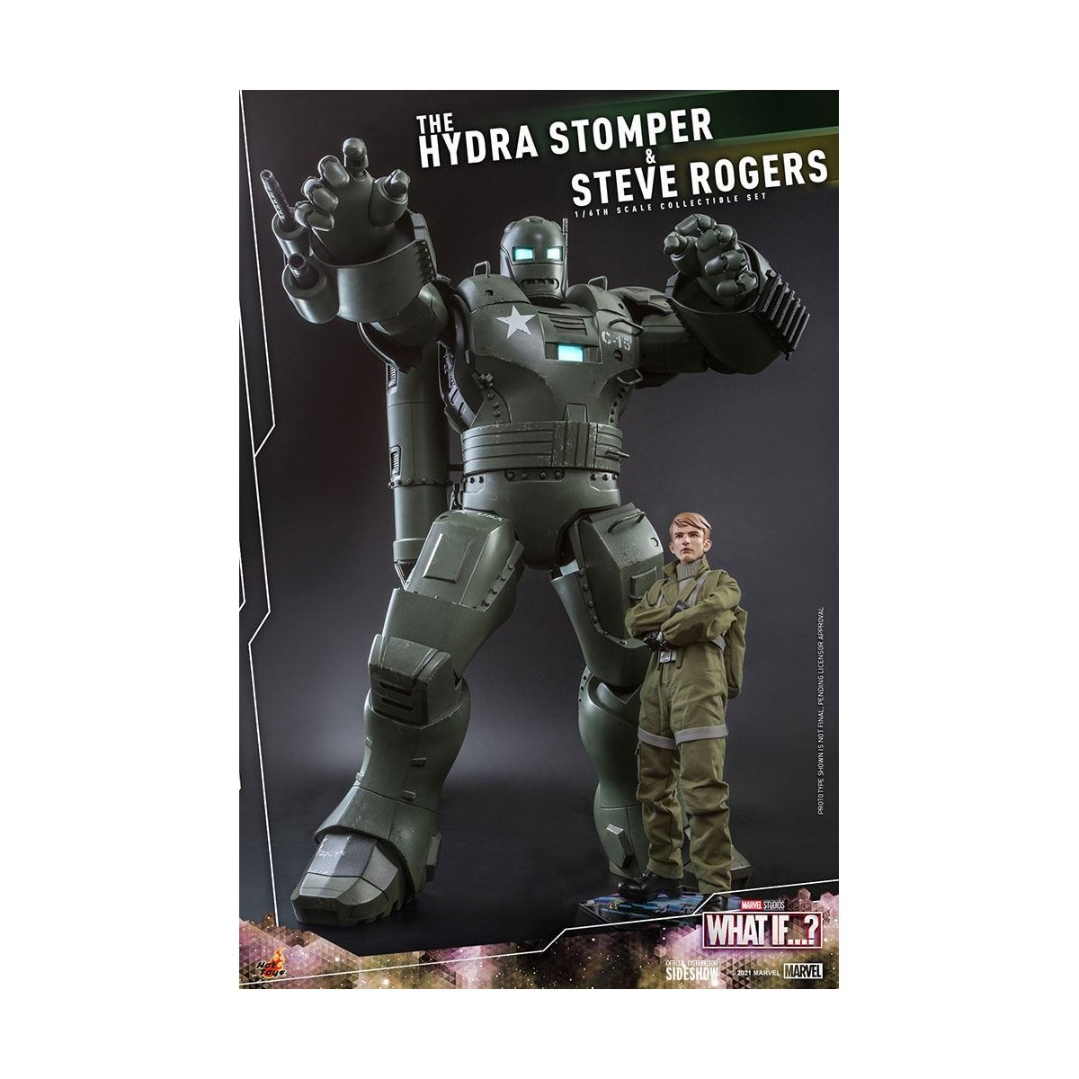 Hot Toys Movie Masterpiece - What If...? Steve Rogers & The Hydra Stomper Action Figure 1/6