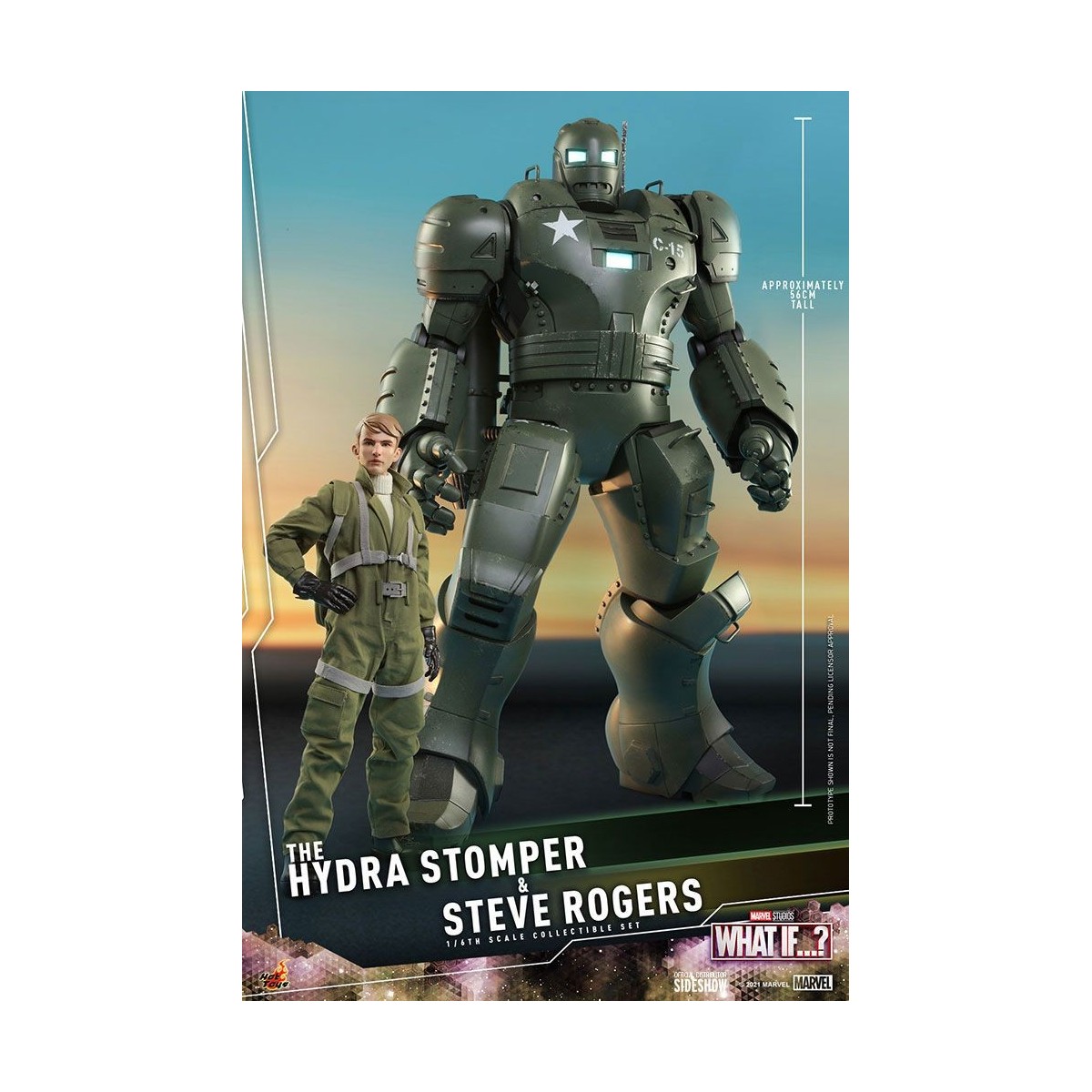 Hot Toys Movie Masterpiece - What If...? Steve Rogers & The Hydra Stomper Action Figure 1/6