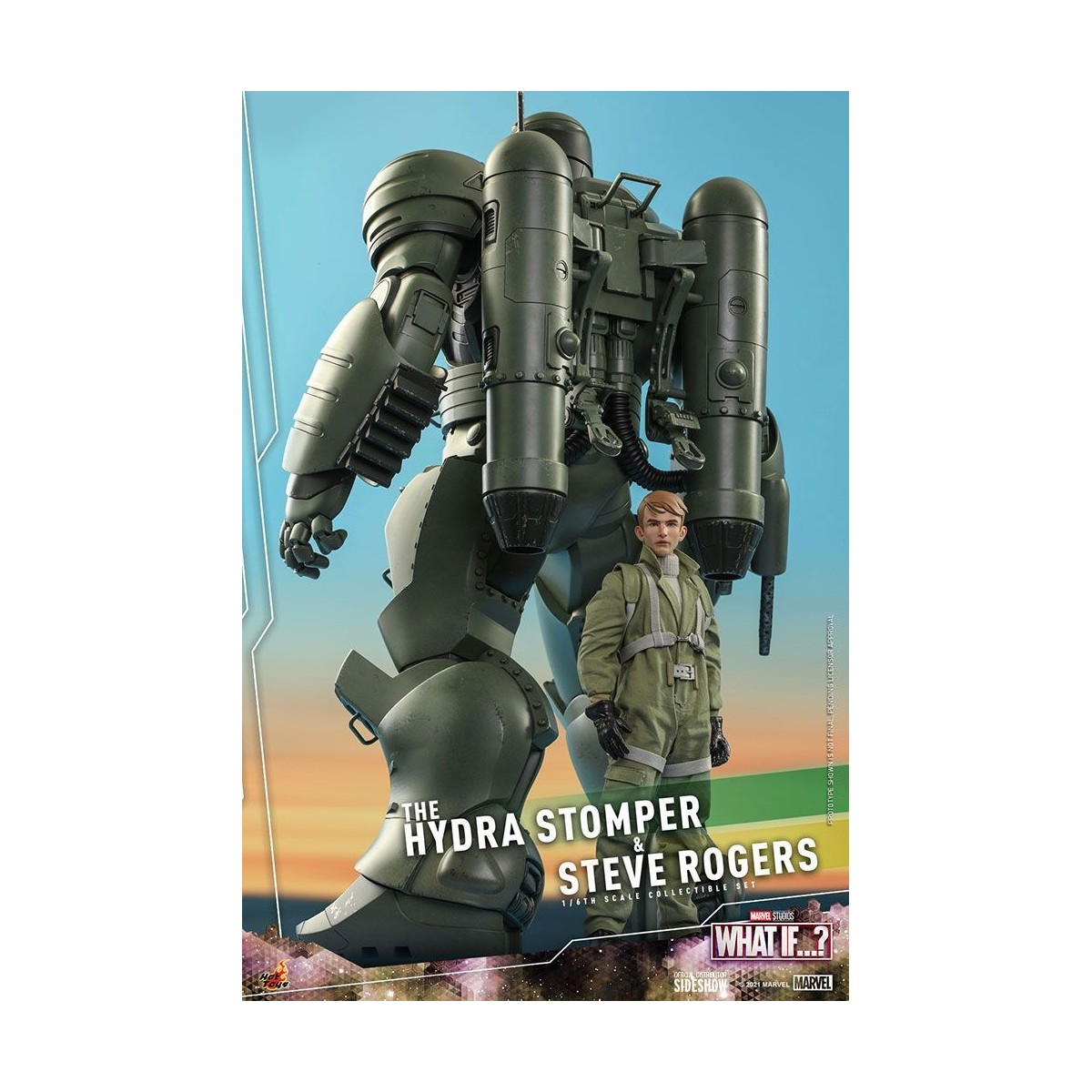 Hot Toys Movie Masterpiece - What If...? Steve Rogers & The Hydra Stomper Action Figure 1/6