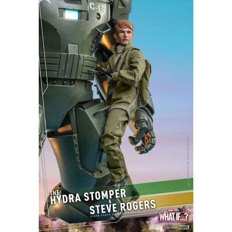 Hot Toys Movie Masterpiece - What If...? Steve Rogers & The Hydra Stomper Action Figure 1/6