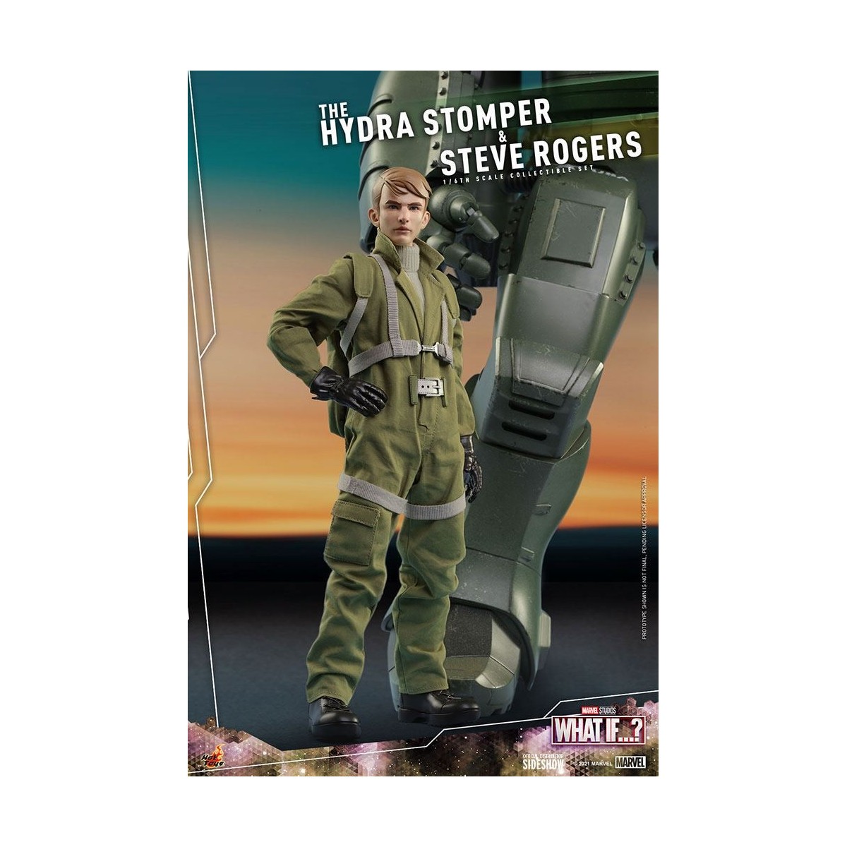 Hot Toys Movie Masterpiece - What If...? Steve Rogers & The Hydra Stomper Action Figure 1/6