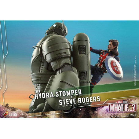 Hot Toys Movie Masterpiece - What If...? Steve Rogers & The Hydra Stomper Action Figure 1/6