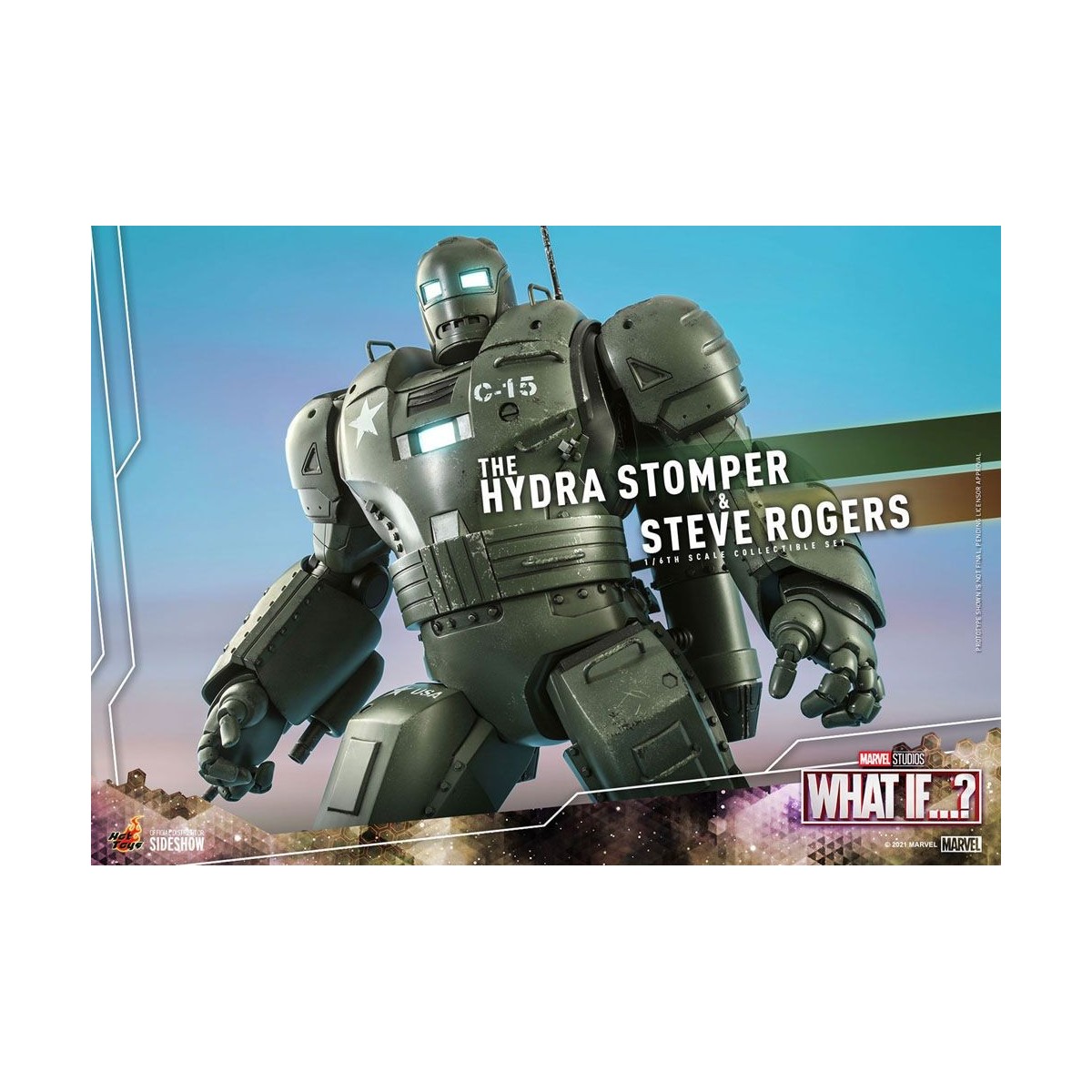 Hot Toys Movie Masterpiece - What If...? Steve Rogers & The Hydra Stomper Action Figure 1/6