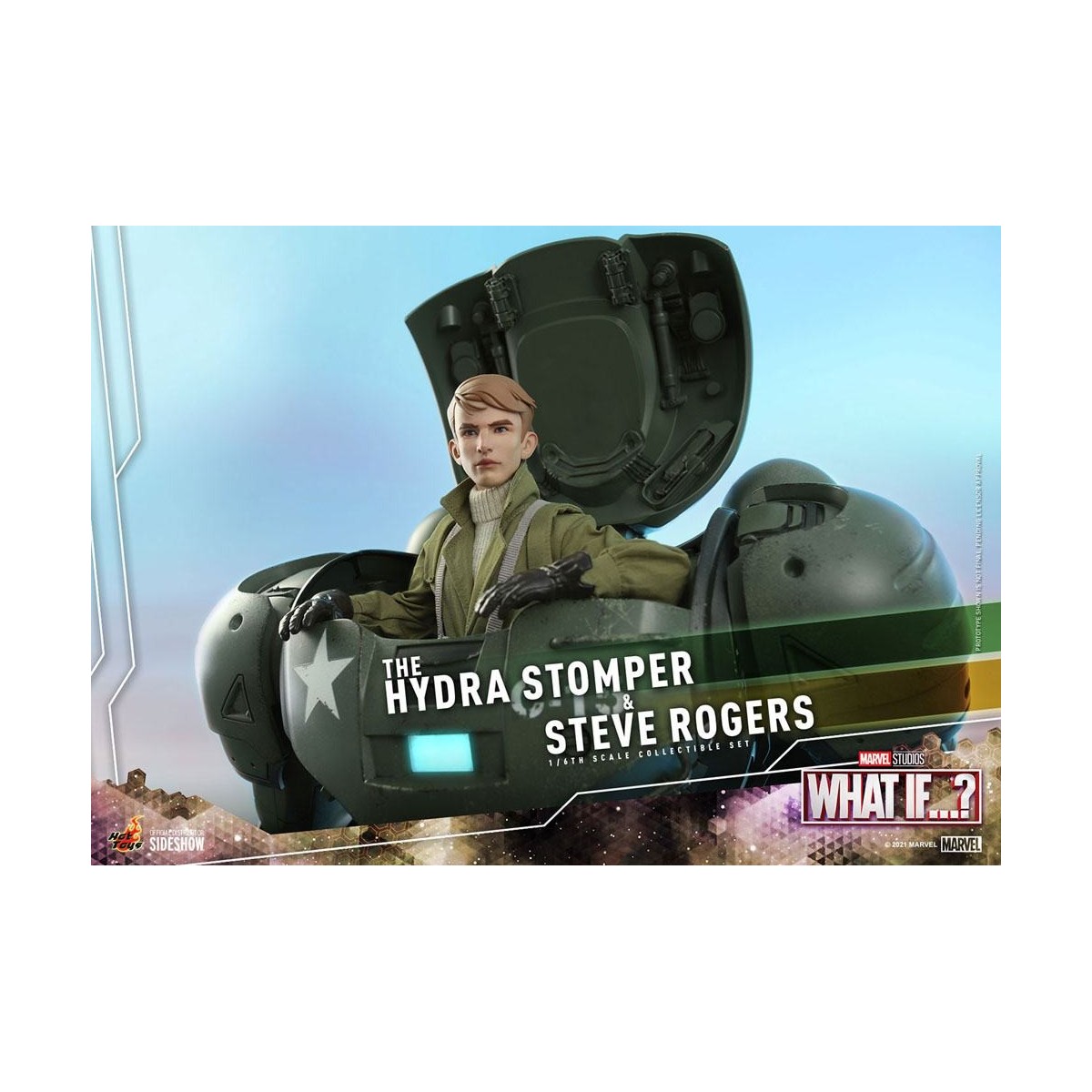 Hot Toys Movie Masterpiece - What If...? Steve Rogers & The Hydra Stomper Action Figure 1/6