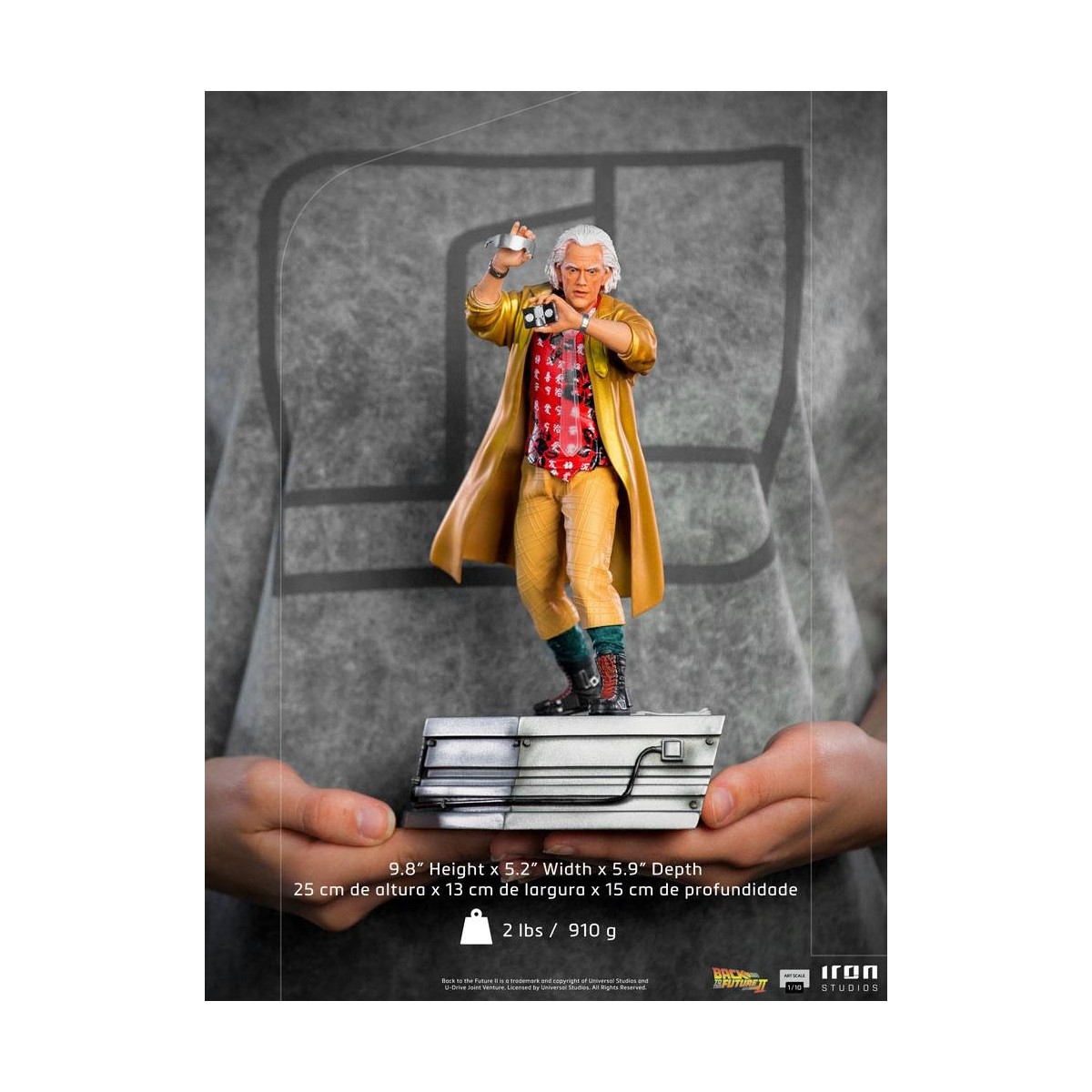 Iron Studios - BTTF 2 - Doc Brown Back to the Future Part II - BDS Art Scale