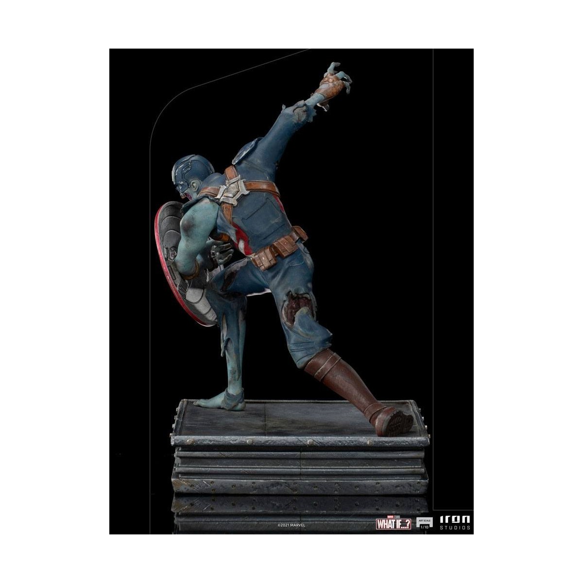 Iron Studios Marvel - What If...? Captain America Zombie Statuette 1/10 Art Scale