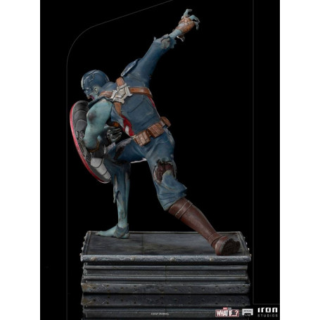 Iron Studios Marvel - What If...? Captain America Zombie Statuette 1/10 Art Scale