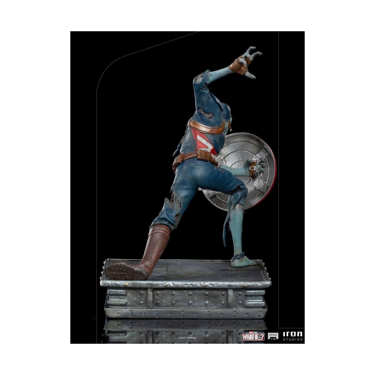 Iron Studios Marvel - What If...? Captain America Zombie Statuette 1/10 Art Scale