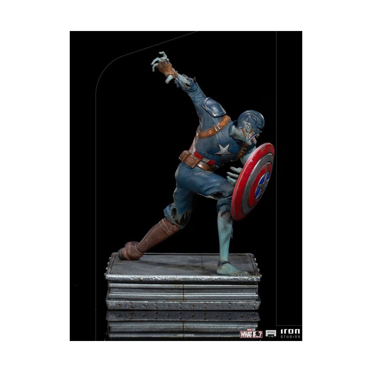 Iron Studios Marvel - What If...? Captain America Zombie Statuette 1/10 Art Scale