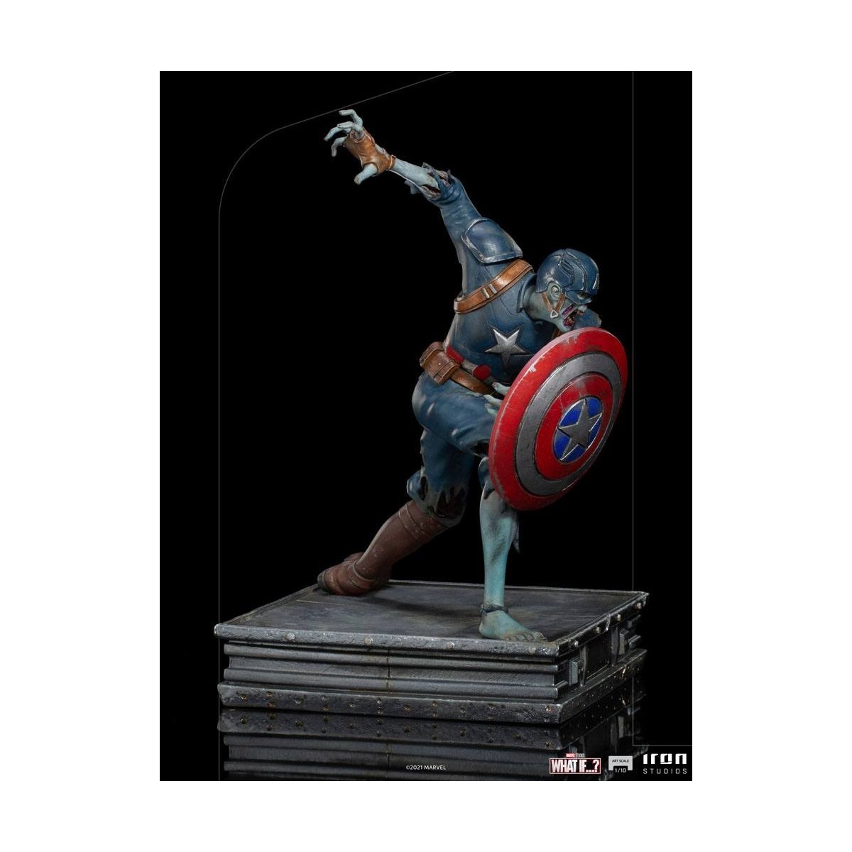 Iron Studios Marvel - What If...? Captain America Zombie Statuette 1/10 Art Scale