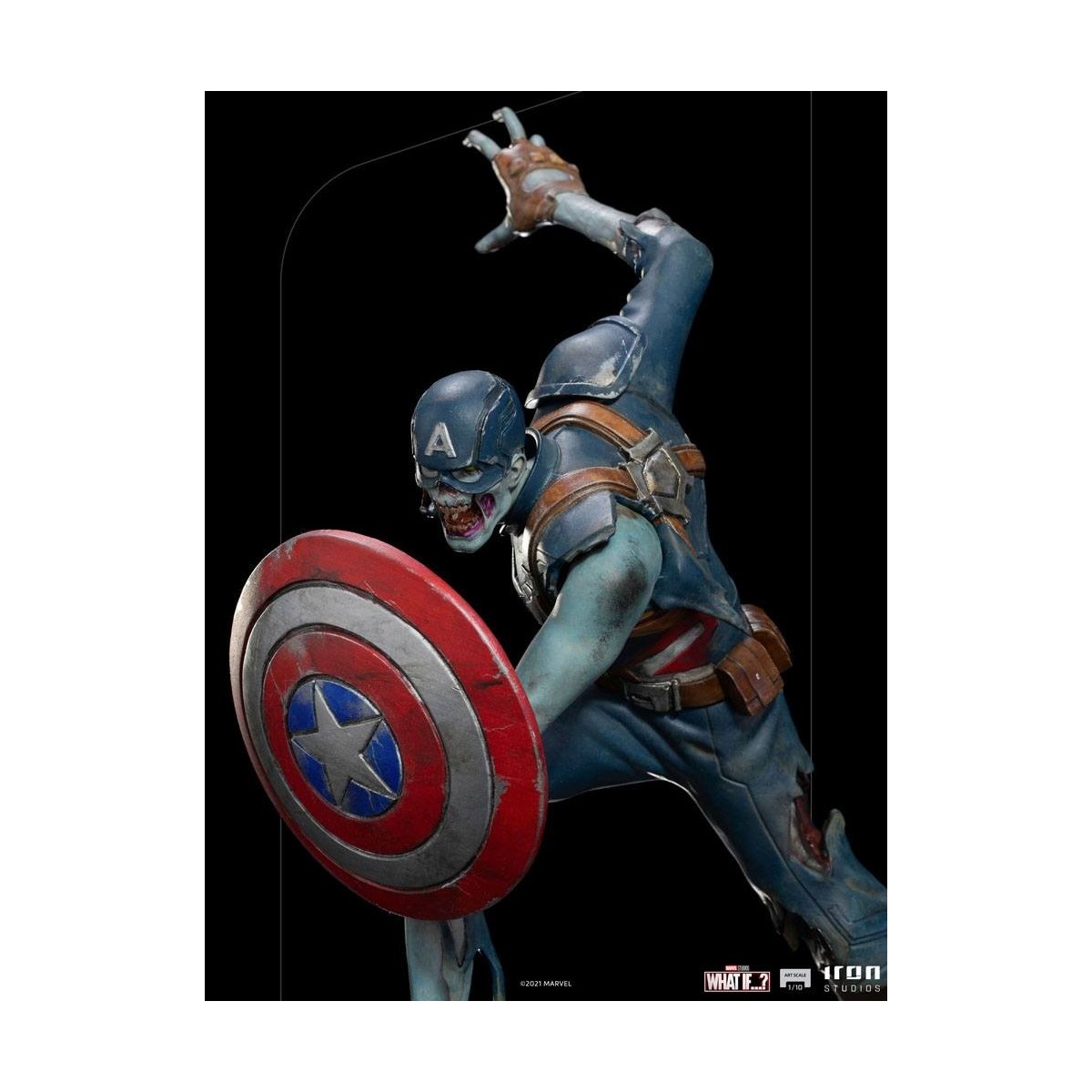 Iron Studios Marvel - What If...? Captain America Zombie Statuette 1/10 Art Scale