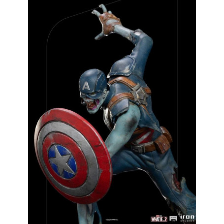 Iron Studios Marvel - What If...? Captain America Zombie Statuette 1/10 Art Scale