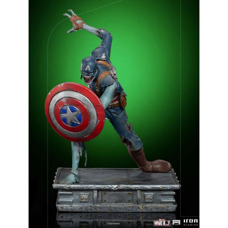 Iron Studios Marvel - What If...? Captain America Zombie Statuette 1/10 Art Scale