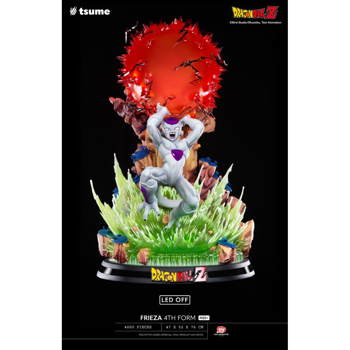Tsume Dragon Ball Z HQS+ Statue - FREEZER 4TH FORM