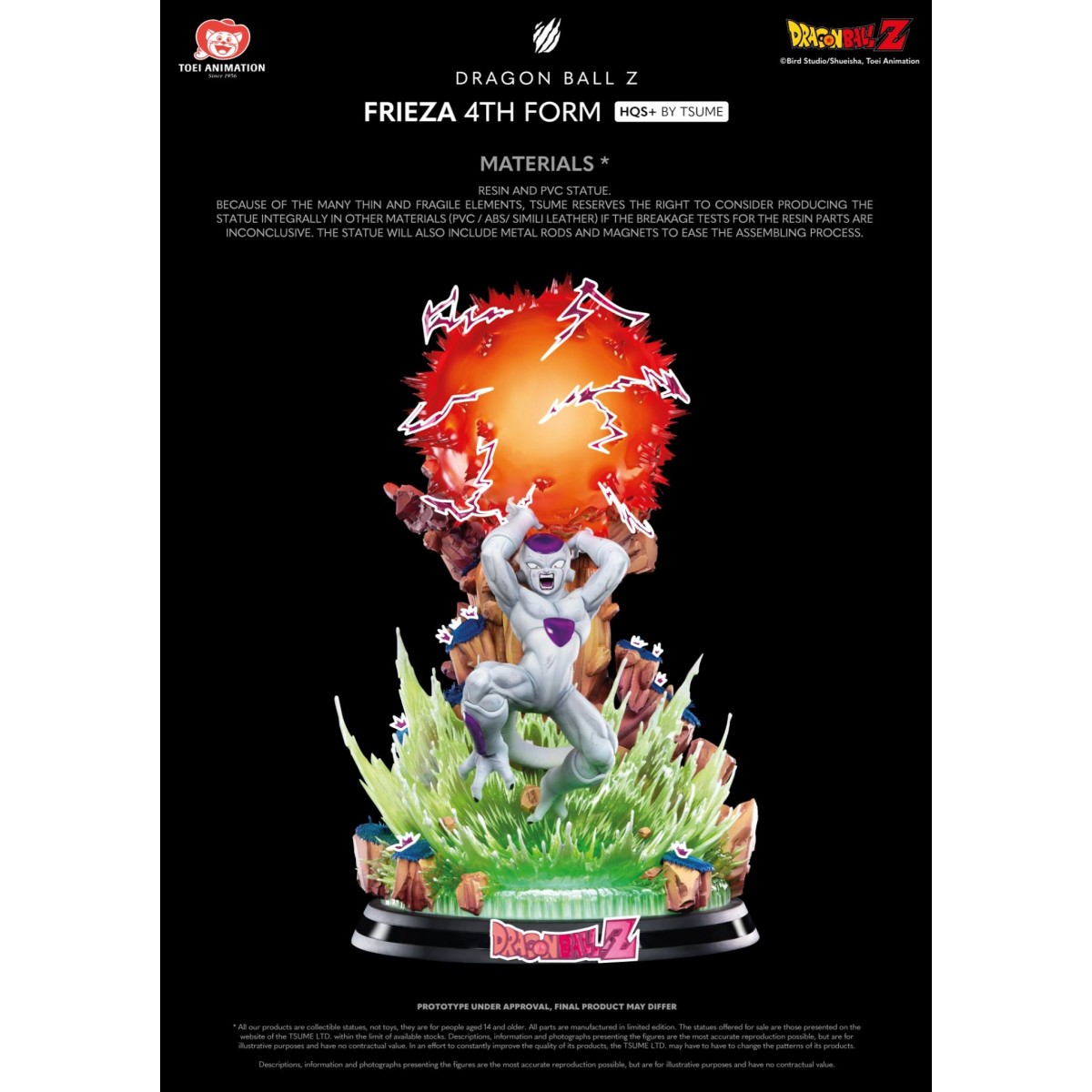 Tsume Dragon Ball Z HQS+ Statue - FREEZER 4TH FORM