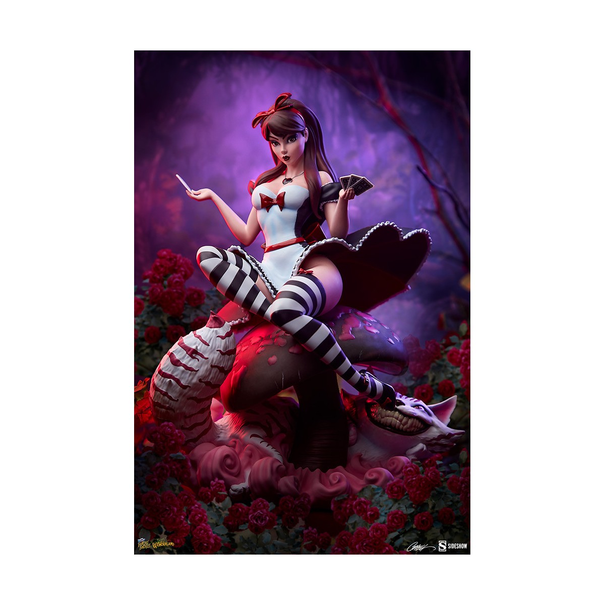Sideshow Alice In Wonderland Game of Hearts Edition - Fairytale Fantasies Campbell Collection