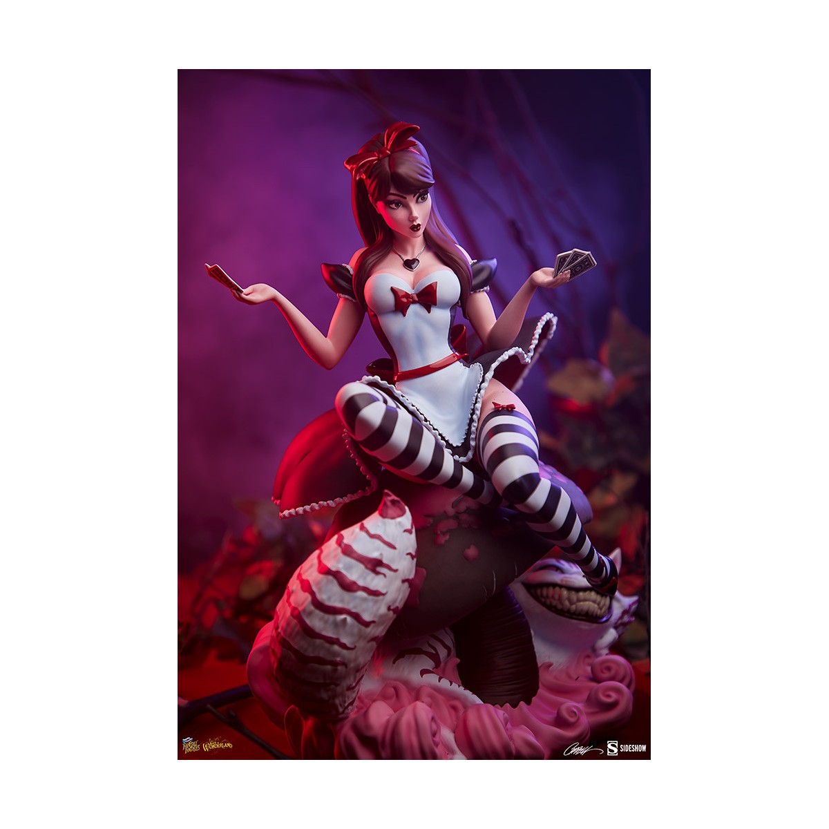 Sideshow Alice In Wonderland Game of Hearts Edition - Fairytale Fantasies Campbell Collection