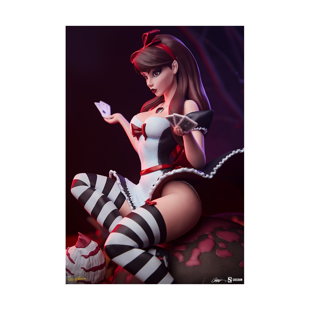 Sideshow Alice In Wonderland Game of Hearts Edition - Fairytale Fantasies Campbell Collection