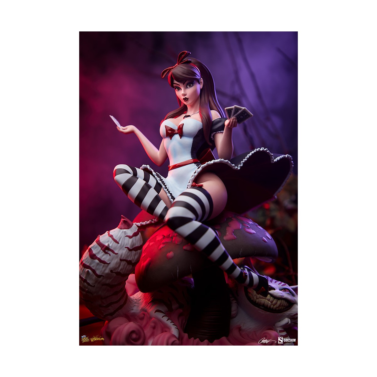 Sideshow Alice In Wonderland Game of Hearts Edition - Fairytale Fantasies Campbell Collection