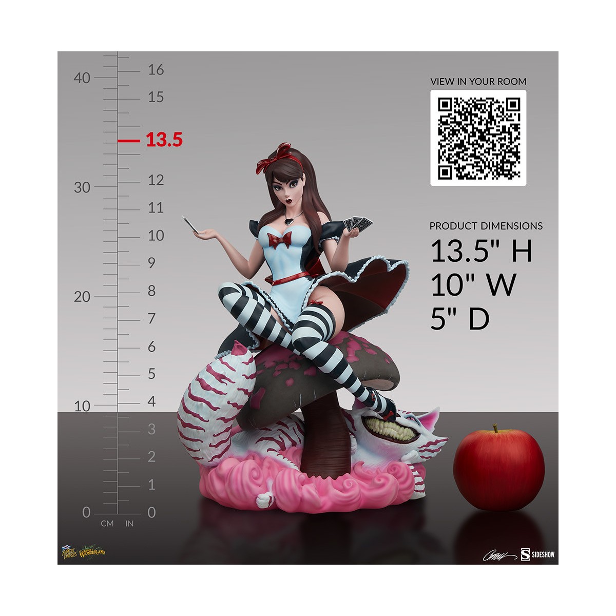 Sideshow Alice In Wonderland Game of Hearts Edition - Fairytale Fantasies Campbell Collection