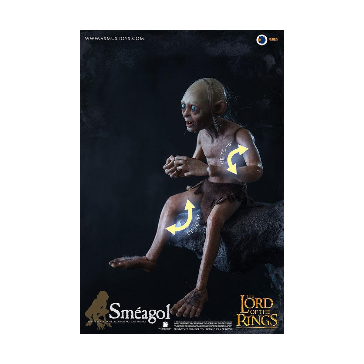 Asmus Toys - The Lord of the Rings 1/6 Gollum figure - LOTR