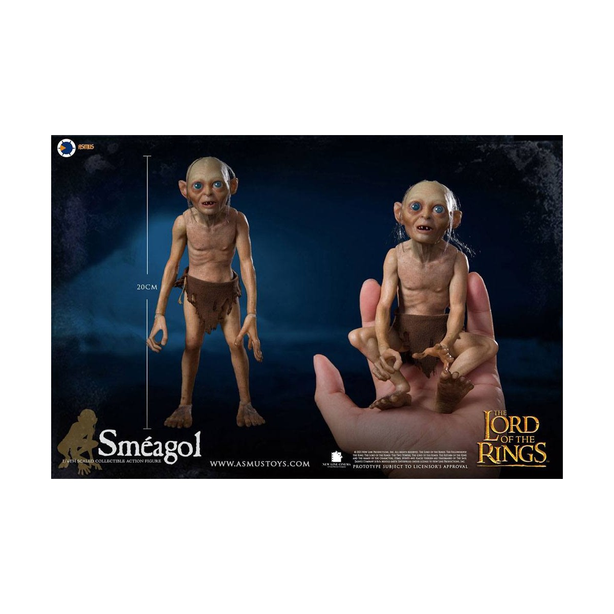Asmus Toys - The Lord of the Rings 1/6 Gollum figure - LOTR