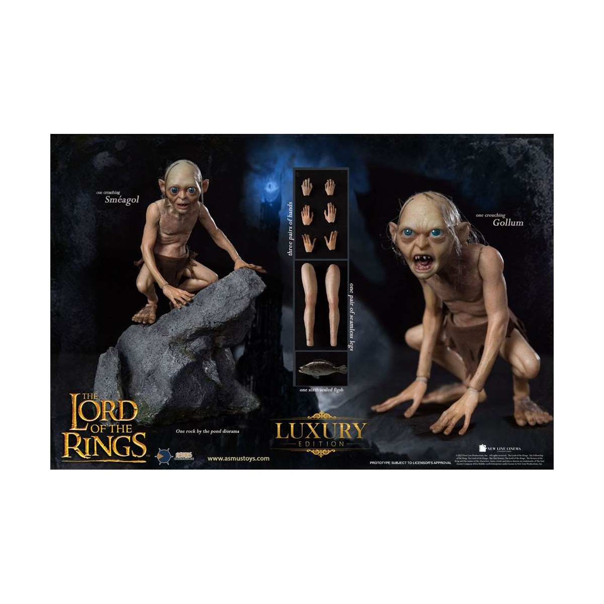Asmus Toys - The Lord of the Rings 1/6 Gollum figure - LOTR