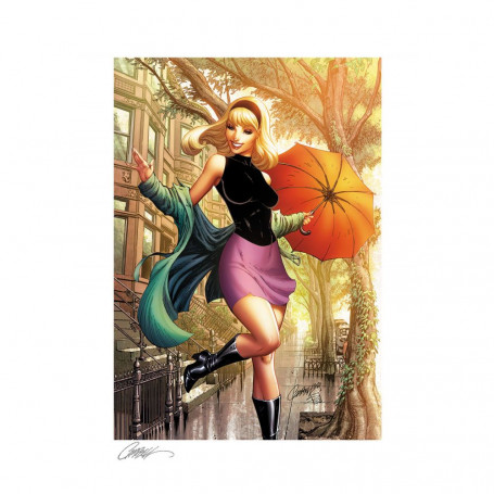Marvel print - Art Print Gwen Stacy 1 Summer by J.Scott Campbell - 46 x 61 cm - unframed