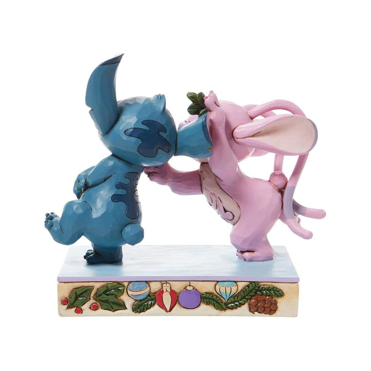 Disney Traditions Lilo and Stich - Stitch & Angel Mistletoe Kisses