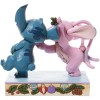 Disney Traditions Lilo and Stich - Stitch & Angel Mistletoe Kisses