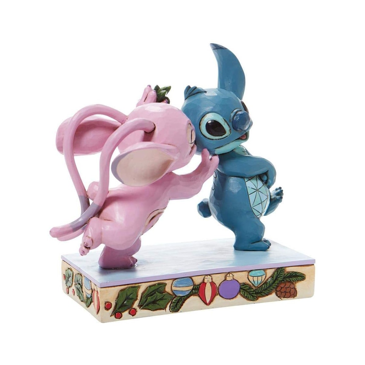 Disney Traditions Lilo and Stich - Stitch & Angel Mistletoe Kisses