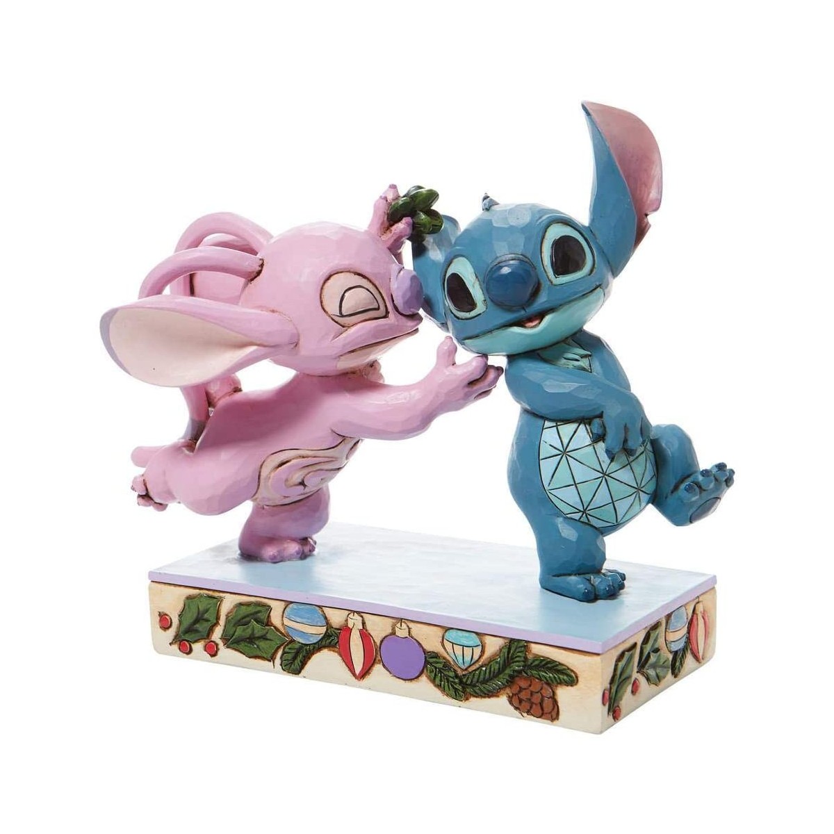 Disney Traditions Lilo and Stich - Stitch & Angel Mistletoe Kisses