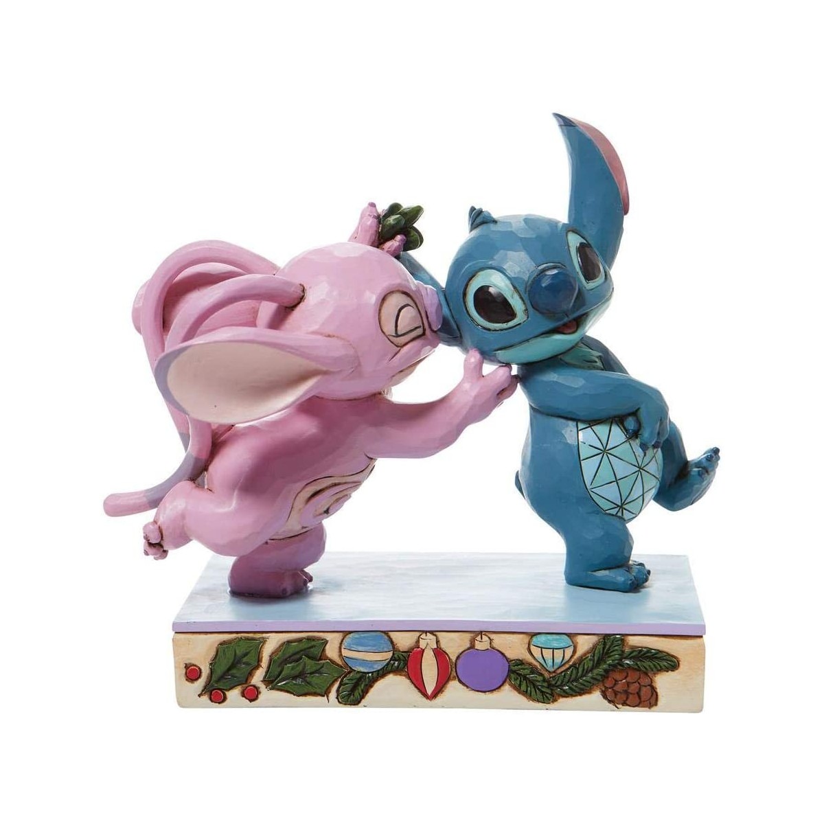 Disney Traditions Lilo and Stich - Stitch & Angel Mistletoe Kisses
