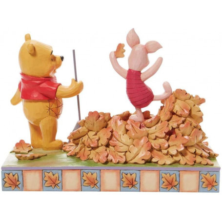 Enesco - Winnie the Pooh - Jumping into Fall - Disney Tradition by Jim Shore