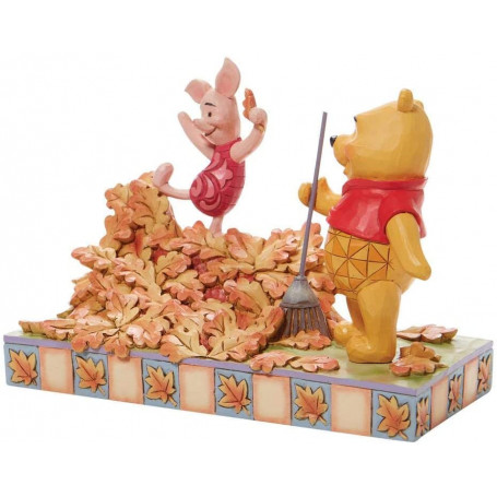 Enesco - Winnie the Pooh - Jumping into Fall - Disney Tradition by Jim Shore
