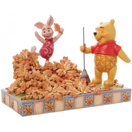 Enesco - Winnie the Pooh - Jumping into Fall - Disney Tradition by Jim Shore