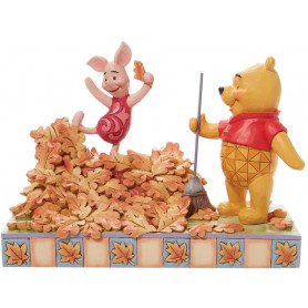 Enesco - Winnie the Pooh - Jumping into Fall - Disney Tradition by Jim Shore